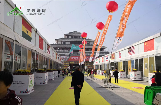 365英国上市集团展览篷房打造文化精品交易展区